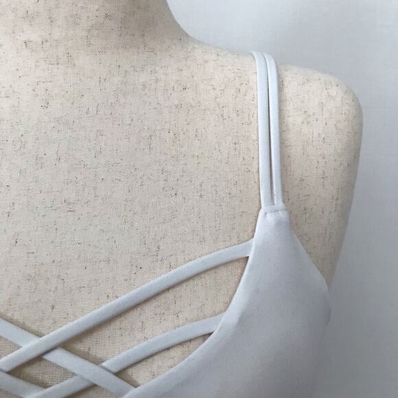Joy Lab NWT White Sports Bra Women M - Picture 2 of 11